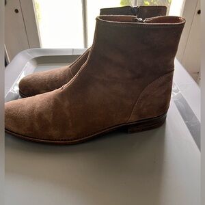 Men's Brown Suede Ankle Boots